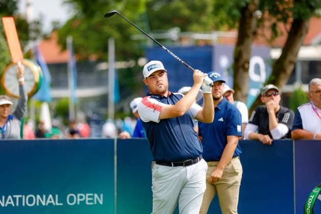 MUNICH, GERMANY - 04.07.2025: Dan BRADBURY (ENG). The BMW International Open at Golfclub Munchen Eichenried on July 04, 2025 in Germany.