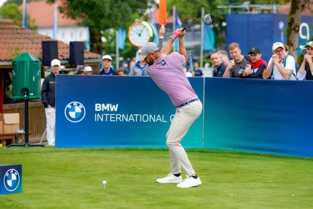 MUNICH, GERMANY - 04.07.2025: Wesley BRYAN (USA). The BMW International Open at Golfclub Munchen Eichenried on July 04, 2025 in Germany.