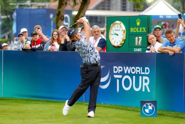 MUNICH, GERMANY - 04.07.2025:Patrick REED (USA). The BMW International Open at Golfclub Munchen Eichenried on July 04, 2025 in Germany.