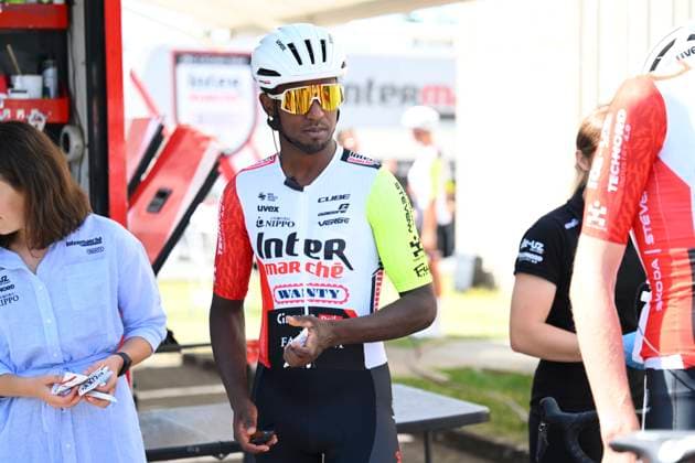 Tour de France 2025 04 07 2025 LILLE METROPOLE, FRANCE - JULY 04 : Girmay Biniam (ERI) of Intermarche - Wanty pictured during a training session ahead of the 112th edition of Tour de France an UCI World Tour 2.UWT cycling road race stage for Men Elite on July 4, 2025 in Lille Metropole, France, 04 07 2025 ( Motordriver Kenny Verfaillie - Lille Metropole France  Copyright: xVincentxKalutx