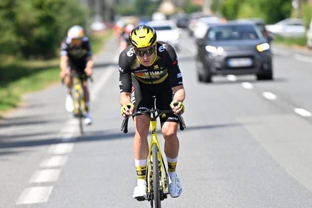 Tour de France 2025 04 07 2025 LILLE METROPOLE, FRANCE - JULY 04 : Affini Edoardo (ITA) of Team Visma - Lease a Bike pictured during a training session ahead of the 112th edition of Tour de France an UCI World Tour 2.UWT cycling road race stage for Men Elite on July 4, 2025 in Lille Metropole, France, 04 07 2025 ( Motordriver Kenny Verfaillie - Lille Metropole France  Copyright: xJanxDexMeuleneirx