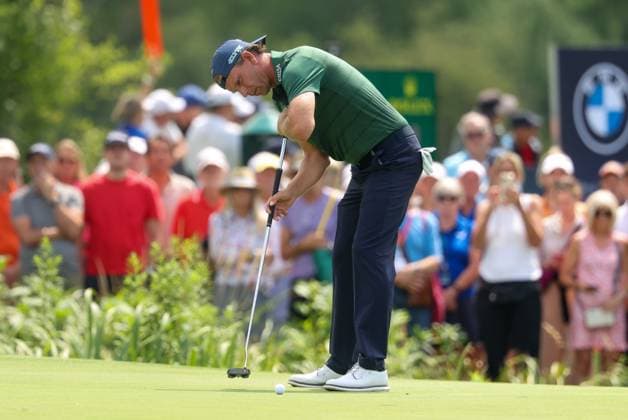Marcel Siem GER putting on the 18th, 36 BMW International Open 2025, Golf, DP World Tour, Men, Round 2, 04 07 2025 Eichenried Bayern Germany Copyright: xkolbert-press ChristianxKolbertx