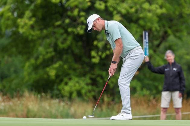 Hurly Long GER putting, 36 BMW International Open 2025, Golf, DP World Tour, Men, Round 2, 04 07 2025 Eichenried Bavaria Germany Copyright: xkolbert-press ChristianxKolbertx