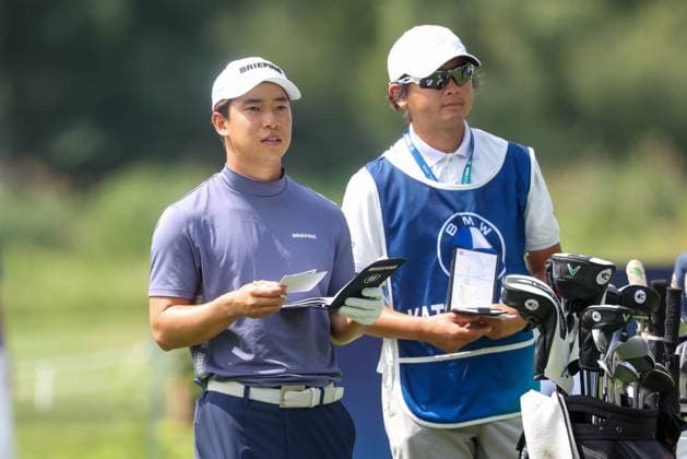 Yuto Katsuragawa JPN on the tee, 36 BMW International Open 2025, Golf, DP World Tour, Men, Round 2, 04 07 2025 Eichenried Bayern Germany Copyright: xkolbert-press ChristianxKolbertx