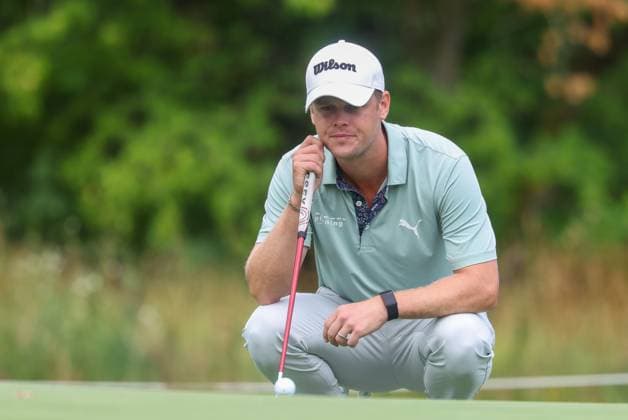 Hurly Long GER reading the putting line, 36 BMW International Open 2025, Golf, DP World Tour, Men, Round 2, 04 07 2025 Eichenried Bayern Germany Copyright: xkolbert-press ChristianxKolbertx