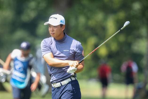 Yuto Katsuragawa JPN on the fairway, 36 BMW International Open 2025, Golf, DP World Tour, Men, Round 2, 04 07 2025 Eichenried Bayern Germany Copyright: xkolbert-press ChristianxKolbertx