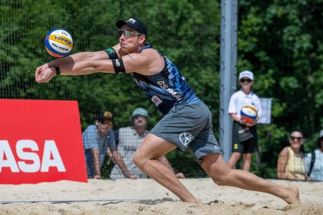 Beach Pro Tour Elite 16 Gstaad, 04 07 2025 Nils Ehlers GER Beach Pro Tour Elite 16 Gstaad on 04 07 2025 Copyright: xBEAUTIFULxSPORTS PeterxWeberx