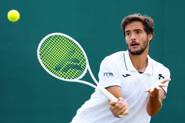 Francisco Cabral of Portugal wearing a black ribbon for Diogo Jota, during his Men s Doubles second round match Wimbledon Tennis Championships, Day 5, The All England Lawn Tennis and Croquet Club, London, UK - 04 Jul 2025London The All England Lawn Tennis and United Kingdom  Copyright: xJavierxGarcia Shutterstockx 15384469f