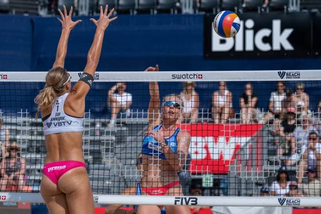 Beach Pro Tour Elite 16 Gstaad, 04 07 2025 Marie Sara Stochlova CZE Beach Pro Tour Elite 16 Gstaad on 04 07 2025 Copyright: xBEAUTIFULxSPORTS PeterxWeberx
