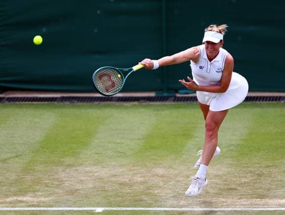 Anastasia Pavlyuchenkova during her third round match Wimbledon Tennis Championships, Day 5, The All England Lawn Tennis and Croquet Club, London, UK - 04 Jul 2025London The All England Lawn Tennis and United Kingdom  Copyright: xJamesxMarsh Shutterstockx 15384470g