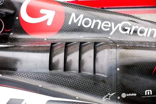 F1 - BRITISH GRAND PRIX 2025 Haas F1 Team VF-25, Mechanical detail engine, moteur cover aerodynamism, aerodynamic, aerodynamics during the Formula 1 Qatar Airways British Grand Prix 2025, 12th round of the 2025 FIA Formula One World Championship, WM, Weltmeisterschaft from July 4 to 6, 2025 on the Silverstone Circuit, in Silverstone, United Kingdom - SilverstoneUnited Kingdom Copyright: xEricxAlonsox