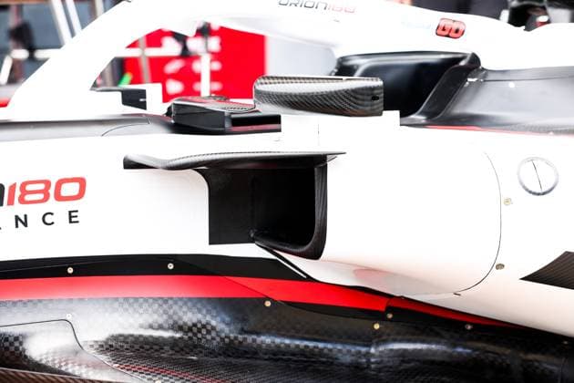 F1 - BRITISH GRAND PRIX 2025 Haas F1 Team VF-25, Mechanical detail sidepod aerodynamism, aerodynamic, aerodynamics during the Formula 1 Qatar Airways British Grand Prix 2025, 12th round of the 2025 FIA Formula One World Championship, WM, Weltmeisterschaft from July 4 to 6, 2025 on the Silverstone Circuit, in Silverstone, United Kingdom - SilverstoneUnited Kingdom  Copyright: xEricxAlonsox