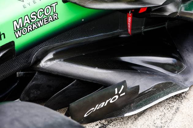 F1 - BRITISH GRAND PRIX 2025 Stake F1 Team Kick C45, mechanical detail floor fence aerodynamism, aerodynamic, aerodynamics during the Formula 1 Qatar Airways British Grand Prix 2025, 12th round of the 2025 FIA Formula One World Championship, WM, Weltmeisterschaft from July 4 to 6, 2025 on the Silverstone Circuit, in Silverstone, United Kingdom - SilverstoneUnited Kingdom  Copyright: xEricxAlonsox