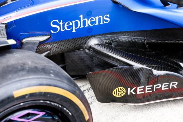F1 - BRITISH GRAND PRIX 2025 Williams Racing FW47, mechanical detail floor bodywork, carrosserie, aerodynamism, aerodynamic, aerodynamics during the Formula 1 Qatar Airways British Grand Prix 2025, 12th round of the 2025 FIA Formula One World Championship, WM, Weltmeisterschaft from July 4 to 6, 2025 on the Silverstone Circuit, in Silverstone, United Kingdom - SilverstoneUnited Kingdom Copyright: xEricxAlonsox