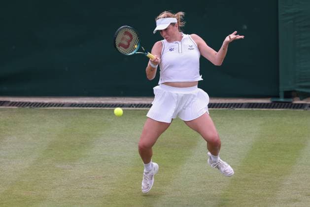 Anastasia Pavlyuchenkova, Ladies Singles, Ladies Singles Tennis Wimbledon 2025 Grand Slam ITF ATP WTA AELTC London Great Britain 4 July 2025 Copyright: xJuergenxHasenkopfx