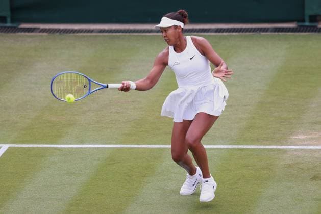Naomi Osaka, Ladies Singles, Ladies Singles Tennis Wimbledon 2025 Grand Slam ITF ATP WTA AELTC London Great Britain 4 July 2025 Copyright: xJuergenxHasenkopfx