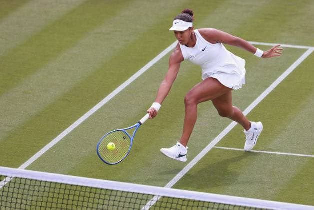 Naomi Osaka, Ladies Singles, Ladies Singles Tennis Wimbledon 2025 Grand Slam ITF ATP WTA AELTC London Great Britain 4 July 2025 Copyright: xJuergenxHasenkopfx