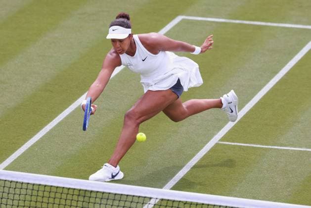 Naomi Osaka, Ladies Singles, Ladies Singles Tennis Wimbledon 2025 Grand Slam ITF ATP WTA AELTC London Great Britain 4 July 2025 Copyright: xJuergenxHasenkopfx