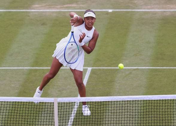 Naomi Osaka, Ladies Singles, Ladies Singles Tennis Wimbledon 2025 Grand Slam ITF ATP WTA AELTC London Great Britain 4 July 2025 Copyright: xJuergenxHasenkopfx