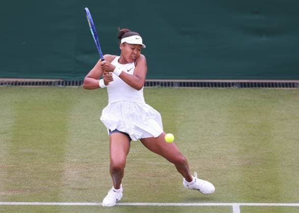 Naomi Osaka, Ladies Singles, Ladies Singles Tennis Wimbledon 2025 Grand Slam ITF ATP WTA AELTC London Great Britain 4 July 2025 Copyright: xJuergenxHasenkopfx