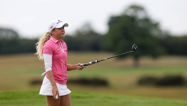 KPMG Women s Irish Open 2025, Carton House, Maynooth 4 7 2025 Sara Byrne Sara Byrne 4 7 2025  Copyright: x INPHO LaszloxGeczox 0N8A5484
