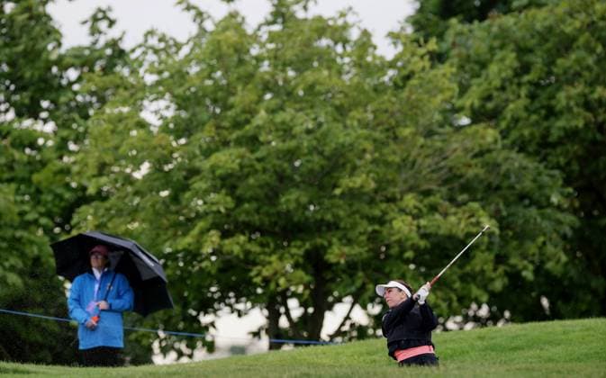KPMG Women s Irish Open 2025, Carton House, Maynooth 4 7 2025 Georgia Hall Georgia Hall 4 7 2025  Copyright: x INPHO LaszloxGeczox 0N8A3480