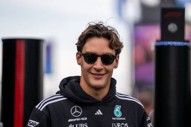 F1 British Grand Prix - UK George Russell (Gbr) of Mercedes-AMG Petronas F1 Team 63 during the Formula 1 Qatar Airways British Grand Prix 2025 on Friday at the Silverstone International Circuit, Silverstone, England, UK on July 4, 2025. Photo by Antoine Lapeyre ABACAPRESS.COM Silverstone England United Kingdom  Copyright: xLapeyrexAntoine ABACAx
