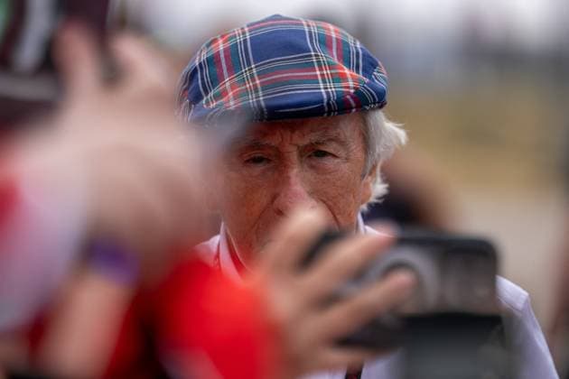 F1 British Grand Prix - UK Sir Jackie Stewart (Gbr) during the Formula 1 Qatar Airways British Grand Prix 2025 on Friday at the Silverstone International Circuit, Silverstone, England, UK on July 4, 2025. Photo by Antoine Lapeyre ABACAPRESS.COM Silverstone England United Kingdom  Copyright: xLapeyrexAntoine ABACAx