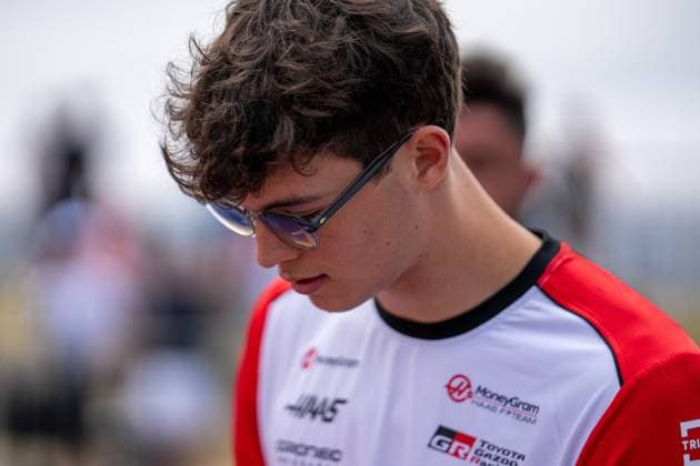 F1 British Grand Prix - UK Oliver Bearman (Gbr) of Haas F1 Team 87 during the Formula 1 Qatar Airways British Grand Prix 2025 on Friday at the Silverstone International Circuit, Silverstone, England, UK on July 4, 2025. Photo by Antoine Lapeyre ABACAPRESS.COM Silverstone England United Kingdom  Copyright: xLapeyrexAntoine ABACAx