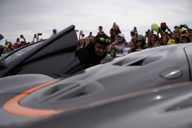 F1 British Grand Prix - UK Lando Norris (Gbr) of McLaren Racing 4during the Formula 1 Qatar Airways British Grand Prix 2025 on Friday at the Silverstone International Circuit, Silverstone, England, UK on July 4, 2025. Photo by Antoine Lapeyre ABACAPRESS.COM Silverstone England United Kingdom  Copyright: xLapeyrexAntoine ABACAx
