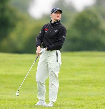 4th July 2025; The O& x2019;Meara Course at Carton House, Maynooth, County Kildare, Ireland; KPMG Womens Irish Open Golf, Round 2; Charley Hull of England watches her second shot from the 11th rough  ActionPlus12808664 PeterxFitzpatrick