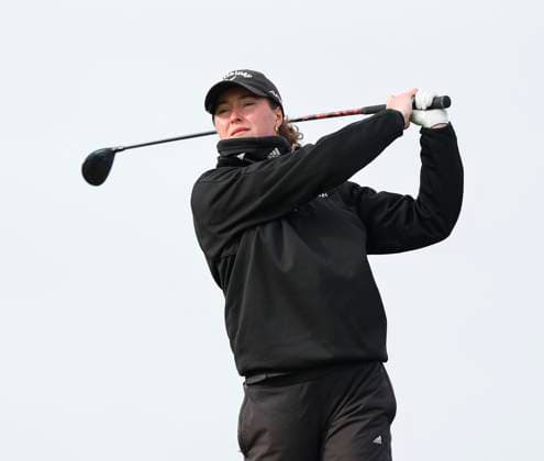 4th July 2025; The O& x2019;Meara Course at Carton House, Maynooth, County Kildare, Ireland; KPMG Womens Irish Open Golf, Round 2; Lee-Anne Pace of Republic of South Africa tees off on the 10th hole  ActionPlus12808635 PeterxFitzpatrick