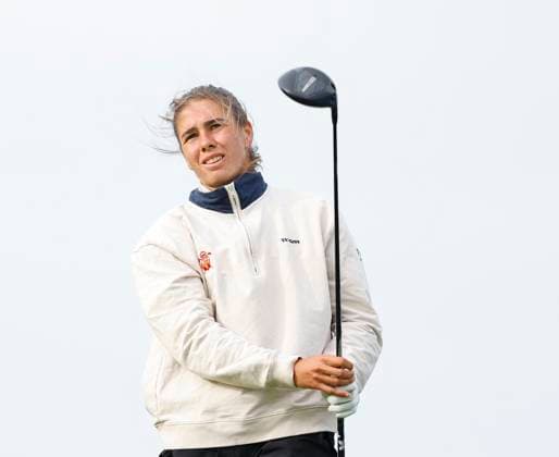 4th July 2025; The O& x2019;Meara Course at Carton House, Maynooth, County Kildare, Ireland; KPMG Womens Irish Open Golf, Round 2; Blanca Fernandez of Spain watches her tee shot on the 10th hole  ActionPlus12808638 PeterxFitzpatrick