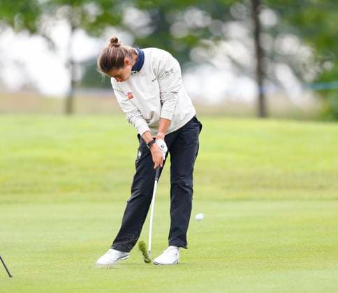 4th July 2025; The O& x2019;Meara Course at Carton House, Maynooth, County Kildare, Ireland; KPMG Womens Irish Open Golf, Round 2; Blanca Fernandez of Spain plays her second shot from the 11th fairway  ActionPlus12808623 PeterxFitzpatrick