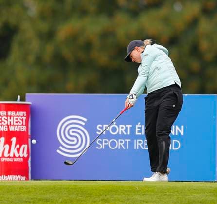 4th July 2025; The O& x2019;Meara Course at Carton House, Maynooth, County Kildare, Ireland; KPMG Womens Irish Open Golf, Round 2; Rosie Davies of England tees off on the 12th hole  ActionPlus12808627 PeterxFitzpatrick