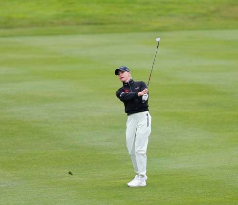 4th July 2025; The O& x2019;Meara Course at Carton House, Maynooth, County Kildare, Ireland; KPMG Womens Irish Open Golf, Round 2; Charley Hull of England plays her second shot from the 10th fairway  ActionPlus12808652 PeterxFitzpatrick