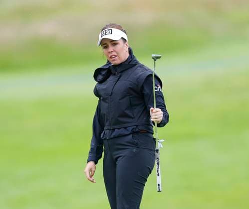 4th July 2025; The O& x2019;Meara Course at Carton House, Maynooth, County Kildare, Ireland; KPMG Womens Irish Open Golf, Round 2; Georgia Hall of England misses her putt on the 10th green  ActionPlus12808655 PeterxFitzpatrick