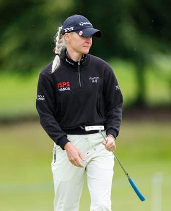 4th July 2025; The O& x2019;Meara Course at Carton House, Maynooth, County Kildare, Ireland; KPMG Womens Irish Open Golf, Round 2; Charley Hull of England misses her putt on the 10th green  ActionPlus12808657 PeterxFitzpatrick