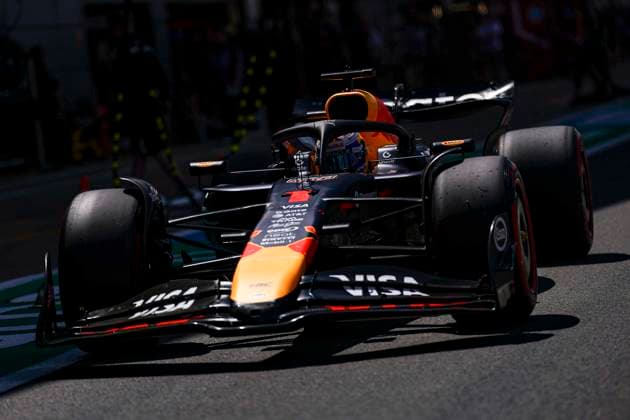 F1 - BRITISH GRAND PRIX 2025 01 VERSTAPPEN Max (nld), Red Bull Racing RB21, action during the Formula 1 Qatar Airways British Grand Prix 2025, 12th round of the 2025 FIA Formula One World Championship, WM, Weltmeisterschaft from July 4 to 6, 2025 on the Silverstone Circuit, in Silverstone, United Kingdom - SilverstoneUnited Kingdom  Copyright: xEricxAlonsox