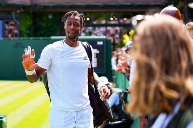 Gael Monfils after defeat in his third round match Wimbledon Tennis Championships, Day 5, The All England Lawn Tennis and Croquet Club, London, UK - 04 Jul 2025London The All England Lawn Tennis and United Kingdom  Copyright: xJavierxGarcia Shutterstockx 15384469w