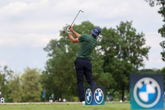Marcel Siem GER on the tee, tee 8, 36 BMW International Open 2025, Golf, DP World Tour, Men, Round 2, 04 07 2025 Eichenried Bayern Germany Copyright: xkolbert-press ChristianxKolbertx