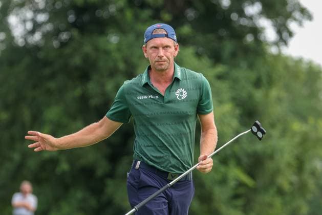 Marcel Siem GER on the green, cheering, 36 BMW International Open 2025, Golf, DP World Tour, Men, Round 2, 04 07 2025 Eichenried Bayern Germany Copyright: xkolbert-press ChristianxKolbertx
