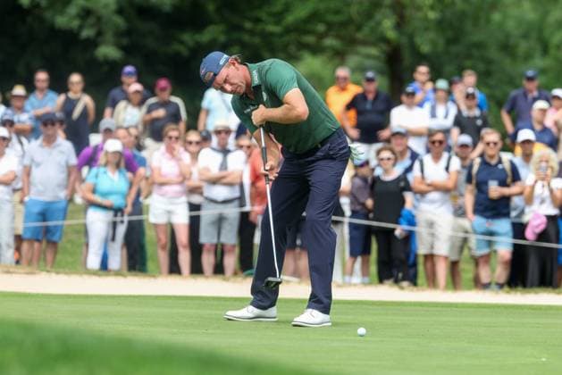 Marcel Siem GER putting, 36 BMW International Open 2025, Golf, DP World Tour, Men, Round 2, 04 07 2025 Eichenried Bayern Germany Copyright: xkolbert-press ChristianxKolbertx