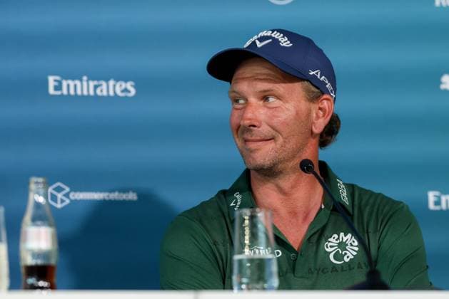 Marcel Siem GER at the press conference after round 2, 36 BMW International Open 2025, Golf, DP World Tour, Men, Round 2, 04 07 2025 Eichenried Bayern Germany Copyright: xkolbert-press ChristianxKolbertx