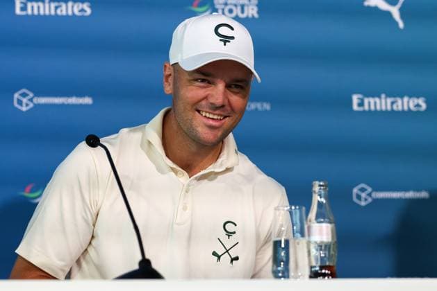 Martin Kaymer GER at the press conference after round 2, 36 BMW International Open 2025, Golf, DP World Tour, Men, Round 2, 04 07 2025 Eichenried Bayern Germany Copyright: xkolbert-press ChristianxKolbertx