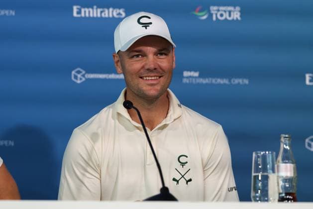 Martin Kaymer GER at the press conference after round 2, 36 BMW International Open 2025, Golf, DP World Tour, Men, Round 2, 04 07 2025 Eichenried Bayern Germany Copyright: xkolbert-press ChristianxKolbertx