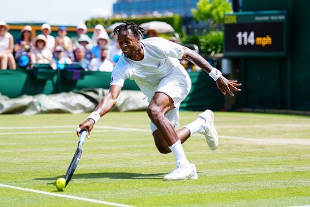 Gael Monfils during his third round match Wimbledon Tennis Championships, Day 5, The All England Lawn Tennis and Croquet Club, London, UK - 04 Jul 2025London The All England Lawn Tennis and United Kingdom  Copyright: xJavierxGarcia Shutterstockx 15384469au