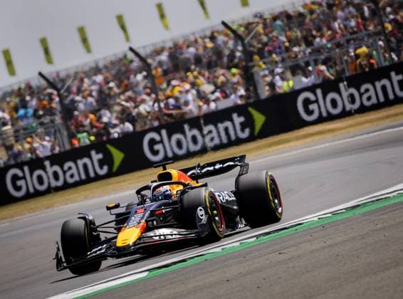 SILVERSTONE - Max Verstappen (Red Bull Racing) during 1st free practice at the Silverstone circuit ahead of the Great Britain Grand Prix. ANP SEM VAN DER WAL xVIxANPxSportx xxANPxIVx 530925309 originalFilename: 530925309.jpg