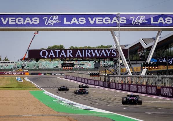 SILVERSTONE - Drivers practice starting during 1st free practice at the Silverstone circuit ahead of the Great Britain Grand Prix. ANP SEM VAN DER WAL xVIxANPxSportx xxANPxIVx 530925394 originalFilename: 530925394.jpg