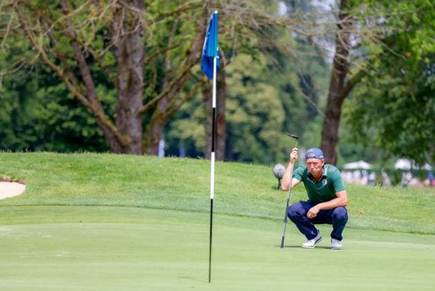 MUNICH, GERMANY - 04.07.2025: Marcel SIEM (GER). The BMW International Open at Golfclub Munchen Eichenried on July 04, 2025 in Germany.